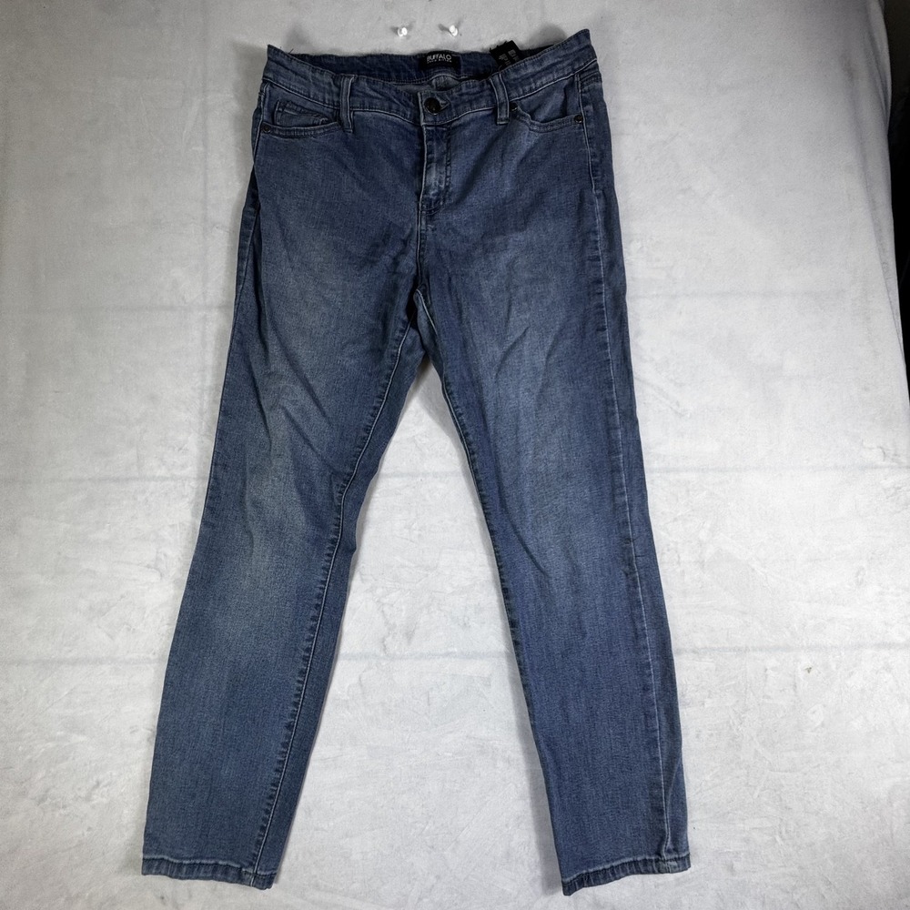 Buffalo David‎ Bitton Womens Aubrey Skinny Jeans Blue Mid Rise Stretch 10/30